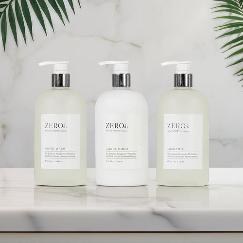 Gilchrist & Soames Zero% Unisex Hand Wash – Naturally Kind Sulfate, Paraben & Cruelty-Free Soap, Refreshing Botanical Scent Infused with Glycerin & Aloe for Soft, Hydrated Hands, 15.5 oz