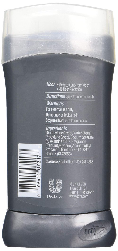 Dove Men+Care Deodorant Stick, Extra Fresh, 3 Ounce (Pack of 3)