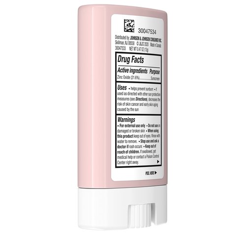 Neutrogena Pure & Free Baby Mineral Sunscreen Stick with Broad Spectrum SPF 50, Baby Face & Body Sunscreen, 0.47 oz 1 ea (Pack of 3)