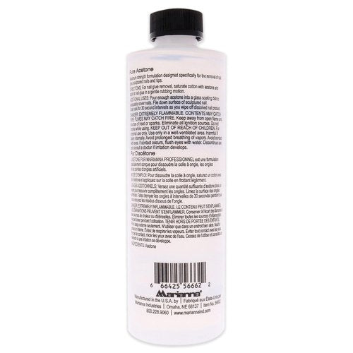 Pure Acetone Nail Polish Remover by Marianna for Women - 16 oz Nail Polish Remover