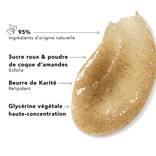 Lierac The Resurfacing Body Scrub - Triple-Action Exfoliator with Almond Shell Powder, Brown Sugar & Shea Butter Exfoliating Body Scrub for Women - 200ml