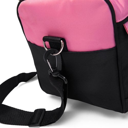 MAXPAND Small Hairdressing Bags for Stylists Hairdresser Bag for Supplies with Shoulder Strap Cosmetics Beauty Hairstylist Bag Makeup Salon Organizer Bag with YKK Zipper (BLACK), 13.8" x 8.7" x 9.5"
