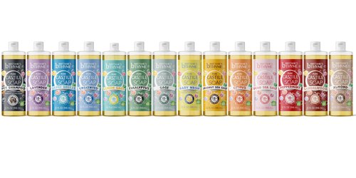 Brittanie’s Pure Castile Liquid Soap Refill, Lavender, 32 Ounce 2 Pack | Dish Soap, Hair & Body, Home, Gentle and Pure, Made with Natural Luxurious Oils, Vegan & Gluten Free Non-GMO