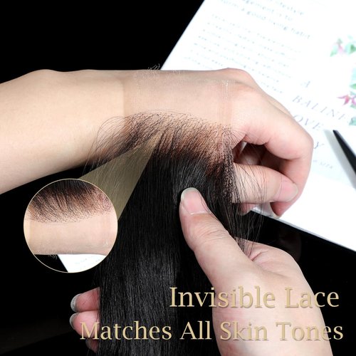 Knots Bleached CindiRiver 2x6 HD Lace Closure Body Wave Virgin Human Hair, Invisible Real HD Lace, Natural Hairline, Skinlike Lace Frontal Closure Only