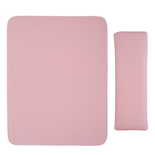 Nail Armrest Armrest Cushion for Tech Soft Art Beauty Salon Hand Holder Cushion Mat Set Manicure Tool (Pink)