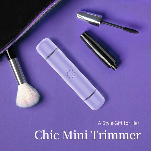 Bikini Trimmer for Women, 2-in-1 Electric Razor & Pubic Hair Trimmer, IPX6 Waterproof Bikini Shaver with 0.1-4 mm Combs, USB Charge, Painless Razors for Women Legs Underarms Face (Lalic)