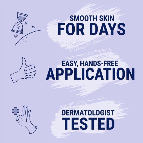 Nair Glide On Hair Removal Cream, Arm, Leg, and Bikini Hair Remover, Depilatory Cream, 3-pack, 3.3 oz Stick