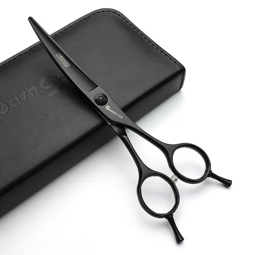6Inch Hairdresser Scissors Hairstyle Studio Salon Scissors High-End Hairdresser Hair Styling Scissors Made Curved Design