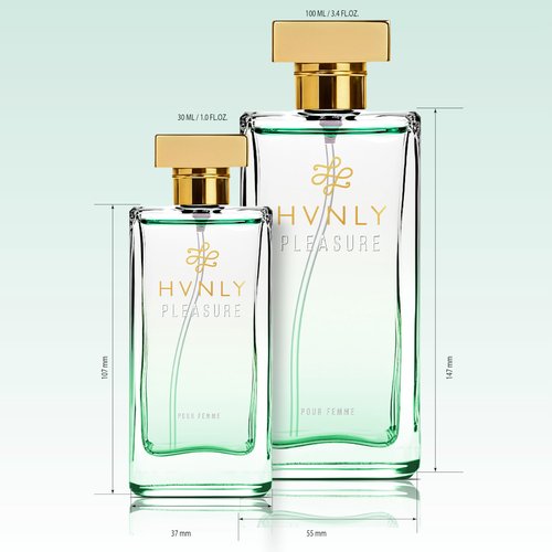 HVNLY Pleasure EDP | Perfume For Women | An Ideal Gift | Long Lasting Premium Fruity Floral Fragrance | Cherry, Strawberry,Patchouli | Best For Night Out & Casual Wear | 3.4 fl.oz