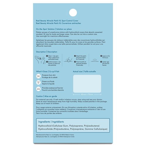 Rael Miracle Bundle - Invisible Spot Cover (96 Count), XL Spot Control Over (6 Count)