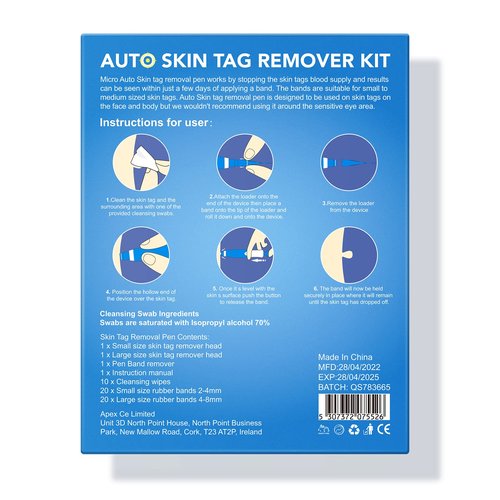 Skin Tag Remover Device FDA-Cleared Safe and Effective Skin Tag Removal Kits Home Use