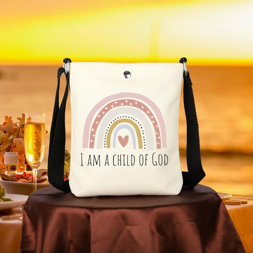 WCGXKO Religious Gift Goddaughter Gifts I am a Child of God First Communion Gifts Baptism Gifts for Godchild (CHILD OF GOD XK)