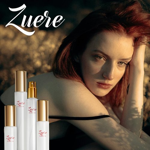 Zuere Floral Perfumes for Women, Luxury Eau de Parfum Infused with Pheromones, Enhanced Sweet Floral Scent, 0.35 oz Travel-Friendly, JG_C2_37