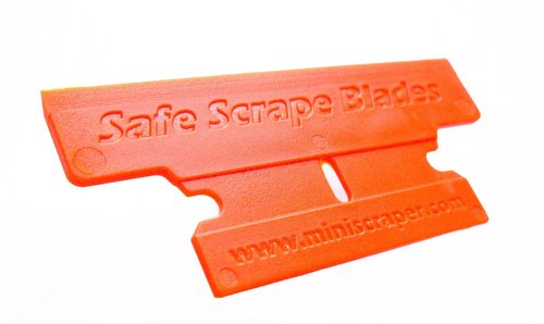 MINISCRAPER® Plastic Razor Blades,T-2 Blade 50% Wider 20 Pack