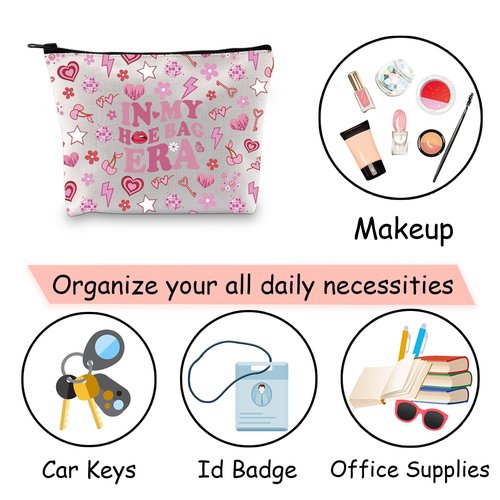 JXGZSO Funny Naughty Gift Pouch Hoe Bag Funny Overnight Bag Hilarious Gag Gift (in my hoe bag era)