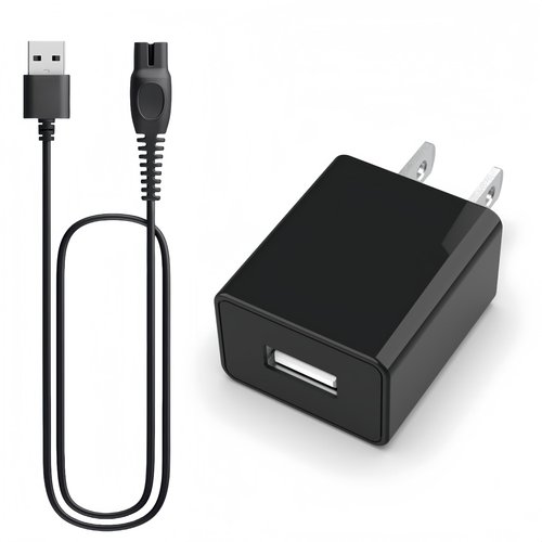 Qjin USB Charger for Philips Norelco Shaver 2400, 3600, 7200 & OneBlade QP2724, QP2834, QP6531 - USB Charging Cord 5V Charger