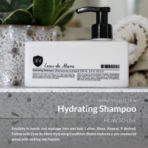 Number 4 Hydrating Shampoo, Moisturizing and Color Safe Shampoo, 8.5 oz