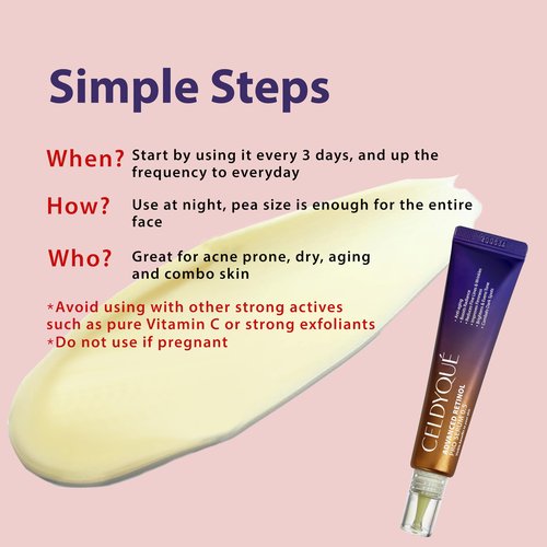 100% Pure Volufiline Concentrate & Advanced Retinol Pro Serum 0.5 - Firming, Anti-Wrinkle, and Radiance-Boosting w/Centella Asiatica Niacinamide Hyaluronic Acid for Mature Skin Korean Skincare