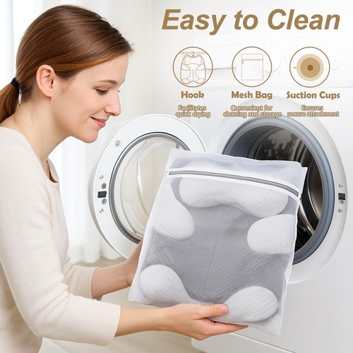 ZYIDBNG Bath Pillow for Tub Ergonomic Cat Shape and Bear Shape Design Bath Pillow for Head and Neck Support SPA Gift Bathtub Pillow 4D Air-Mesh with Suction Cups Washable Gray(1 Pack)