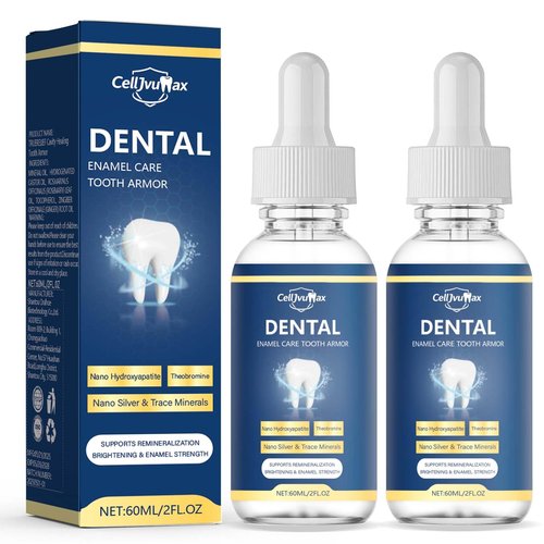 Cavity Healing Tooth Armor, Enamel Repair Liquid for Teeth Strengthening & Gum Care, Advanced Remineralization Treatment for Daily Dental Maintenance (2)