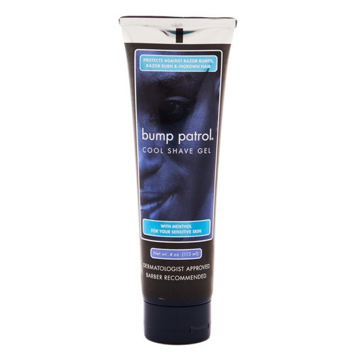 Bump Patrol Cool Shave Gel 4 Ounce Tube (Sensitive) (118ml) (6 Pack)