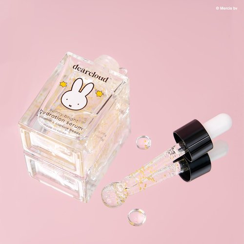 dearcloud Miffy Sunny Hydration Serum – Hydrating Hyaluronic Acid & Vitamin C Face Serum (1 fl oz)
