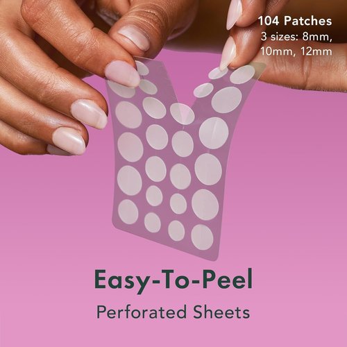 Rael Pimple Patches Early Stage & Night Bundle - Korean Skin Care, Hydrocolloid, Zit Acne Patches, Hypoallergenic/Miracle Microcrystal Spot Cover (9 Count) & Overnight Spot Cover (52 Count)