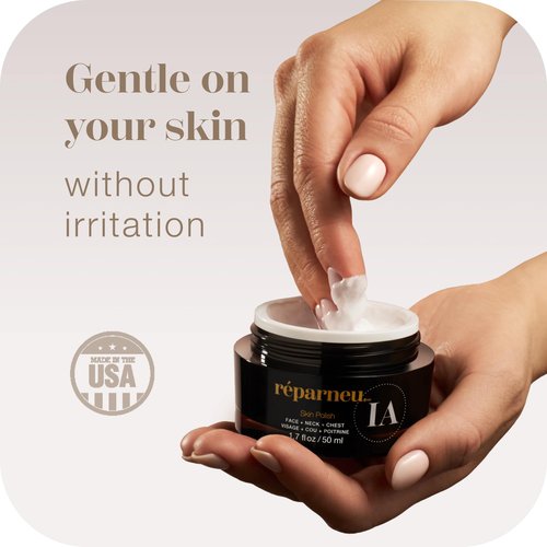 InfiniteAloe réparneu Skin Polish, Face Neck and Chest Microdermabrasion Polish for Rejuvenated Facial Skin - 1.7oz