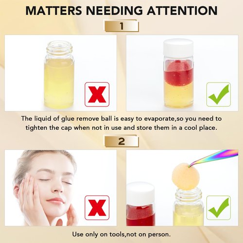 GOLLEE Eyelash Extension Tweezer Cleaner - Tweezer Cleanser with Sponge Ball for Lash Glue Remover - Red, Modern Style