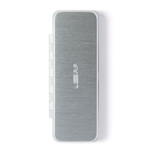 Leaf Shave | The Leaf Razor Case, Silver - Portable Aluminium and Silicone Travel Case