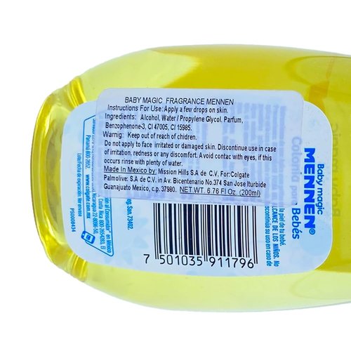 Baby Magic Mennen Cologne - Colonia Mennen para Bebe (Pack of 3 Sealed)