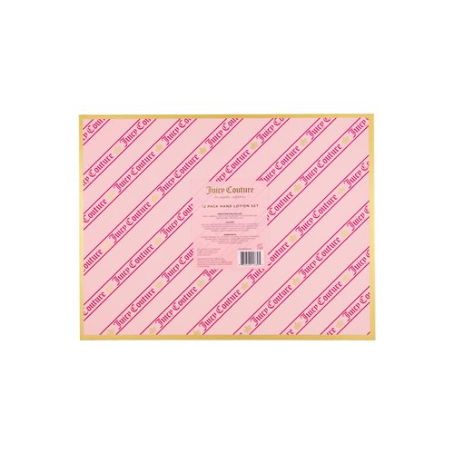 Juicy Couture 12 Pack Hand Lotion Set, 12 Unique Scented Mini Hand Lotions, Perfect for On-The-Go Hydration & Moisturization