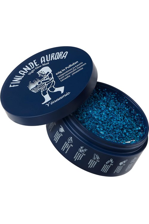 Torhop Finlande Aurora Night Glow Mask - 3-Step Overnight Gel Mask w/ 20,000 Aurora Capsules, Ceramide & 8 Hyaluronic Acids - Hydrating Sleep Mask for Smooth & Balanced Skin Korean Skin Care (2.1 oz)