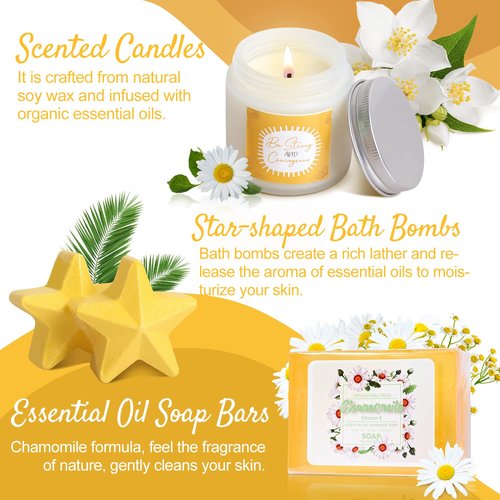 Get Well Soon Gift Baskets for Women, 9pcs Care Package for Women, After Surgery Recovery Gifts, Feel Better Set Thinking Of You - Sending You Hug Sunshine Box for Sick Friend