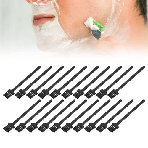 20 Pcs Electric Shaver Cleaning Brushes, Razors Brush Set, Trimmer Cleaner Brush with Long Handle for Computer Keyboard Shaver Appliance and More