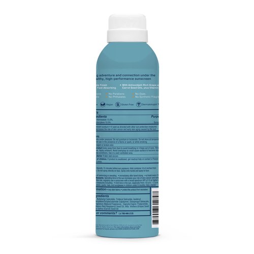 Bare Republic Clearscreen Sunscreen & Sunblock Spray with Vitamin E, 6 Fl Oz (SPF 100)