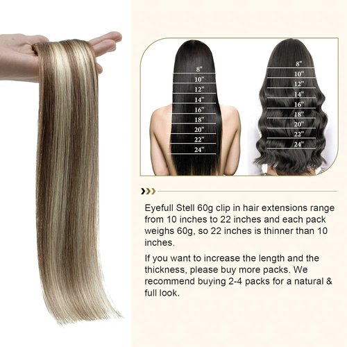 Clip in Human Hair Extensions for Women Balayage Walnut Brown to Ash Brown Mix Light Blonde Ombre Natural Straight Remy Clip ins Real Human Hair Double Weft Clip on Hair Extensions 14 Inch 60G 5 PCS
