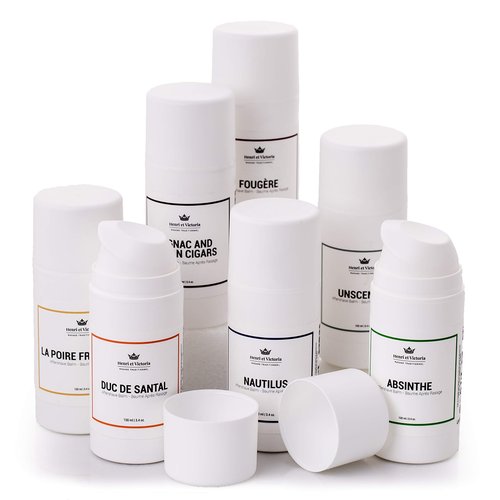 HENRI ET VICTORIA After Shave Balm for Men | Post Shave Balm - Unscented | Made by Skilled Artisans | Prevents and Cures Razor Burns | 3,4 oz
