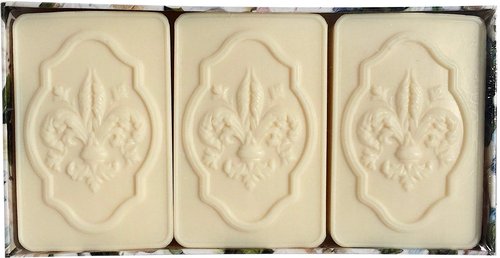 Saponificio Artigianale Fiorentino Luxury Soap Set of 3 Hand Made 4.40 Ounce Bars - Gardenia