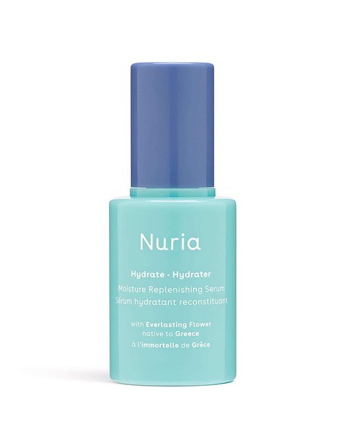 Nuria - Hydrate Moisture Replenishing Serum, Antioxidant Serum for All Skin Types, Skin Care Serum with Everlasting Flower Extract and Squalane Oil for Face, 25mL/0.8 fl oz