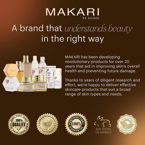 MAKARI Classic Day Radiance Face Cream (1.85 fl.oz) | Anti-Aging Treatment for Dark Marks, Scars, Blemishes, and Hyperpigmentation | Moisturizing Face Day Cream for Dry & Maturing Skin