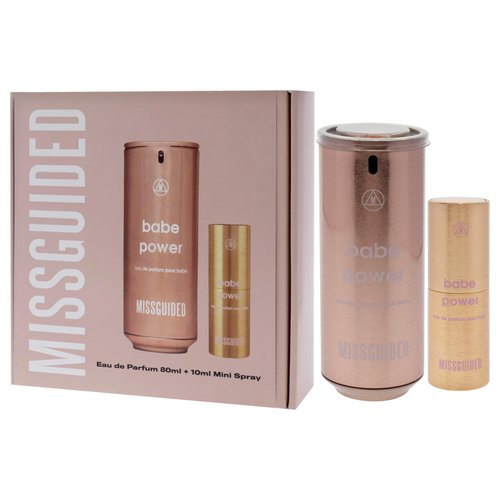 Missguided Babe Power for Women - 2 Pc Gift Set 2.7oz EDP Spray, 0.34oz EDP Spray