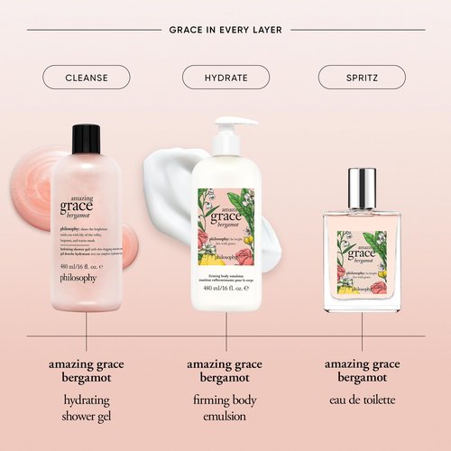 philosophy amazing grace bergamot eau de toilette 0.5 fl oz