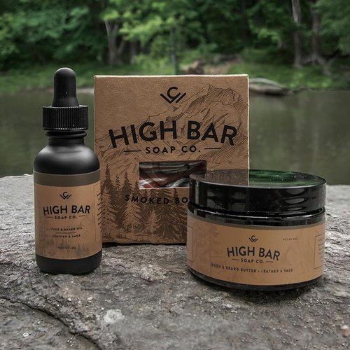 COLE WHEELER Vegan Leather & Sage Fragrance Face and Beard Oil, Natural Moisturizing, Vegan, Animal Fat Free, 1oz