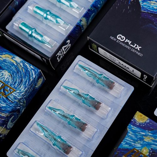 Wjx Ultra Tattoo Cartridges 1011RL 20Pcs Tattoo Needles Round Liner Bugpin Size Fit in Most Tattoo Guns