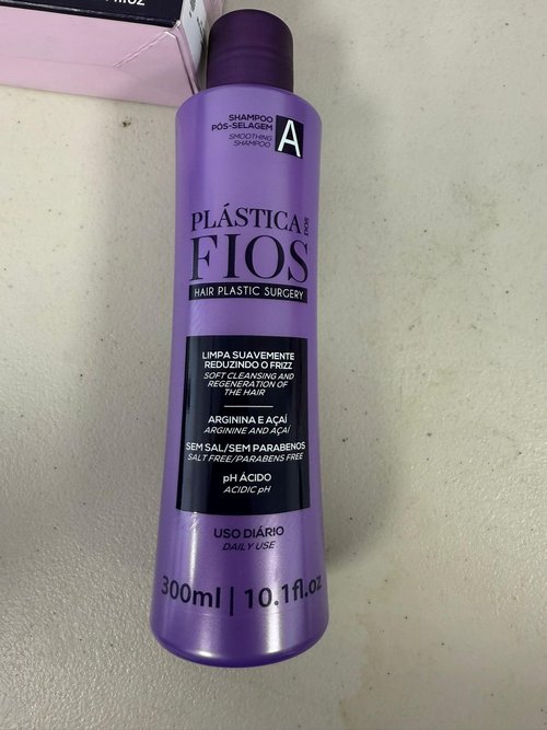 Plastica Dos Fios Home Care Kit- Maintenance Set Shampoo and Conditioner Hair Smoothing For All Hair Types, (2x300ml) Keratin Hair