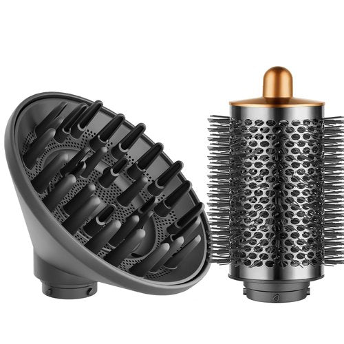 YTCHYYSK Large Round Volumizing Brush and Large Diffuser Nozzle Attachment for Dyson Airwrap