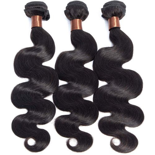 BLACKMOON HAIR Indian Virgin Hair Body Wave Human Hair Bundle 100% Unprocessed Human Virgin Hair One Bundle 20 inch 100g Natural Black Color