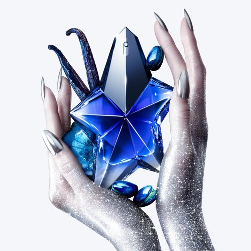 Mugler - Angel Stellar - Eau de Parfum - Womens Perfume - Ambery Gourmand - With Pistachio, Vanilla & Woody Accord - 0.3 Fl Oz