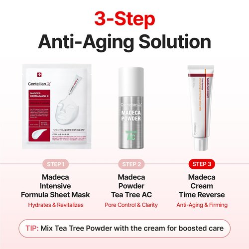 CENTELLIAN 24 Madeca Cream Time Reverse (1.69fl oz) - Advanced Fast-Absorbing & Nourishing, Hydrates, Firms & Reduces Wrinkles, Low Irritation, Korean Skin Care Centella Asiatica, Collagen